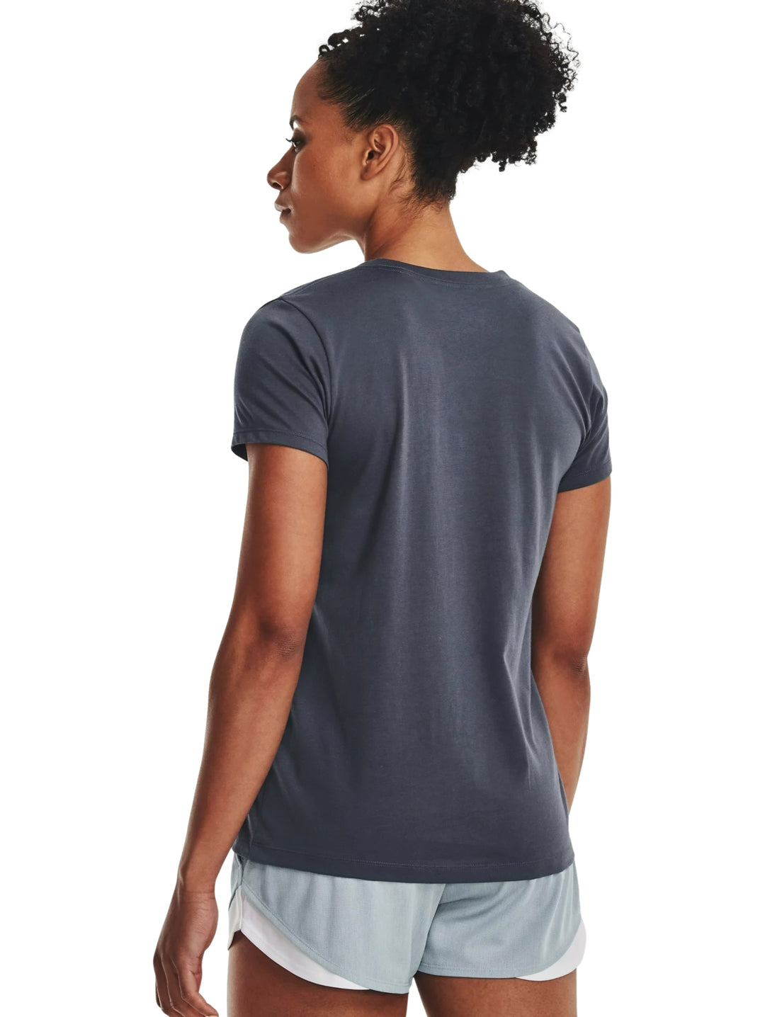 Playera Under Armour Sportstyle Logo Gris para Mujer