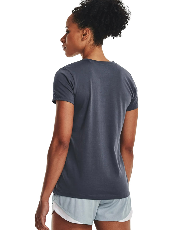 Playera Under Armour Sportstyle Logo Gris para Mujer