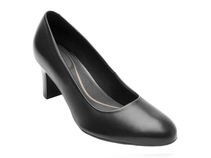 Zapatillas de Tacón Flexi Negro para Mujer