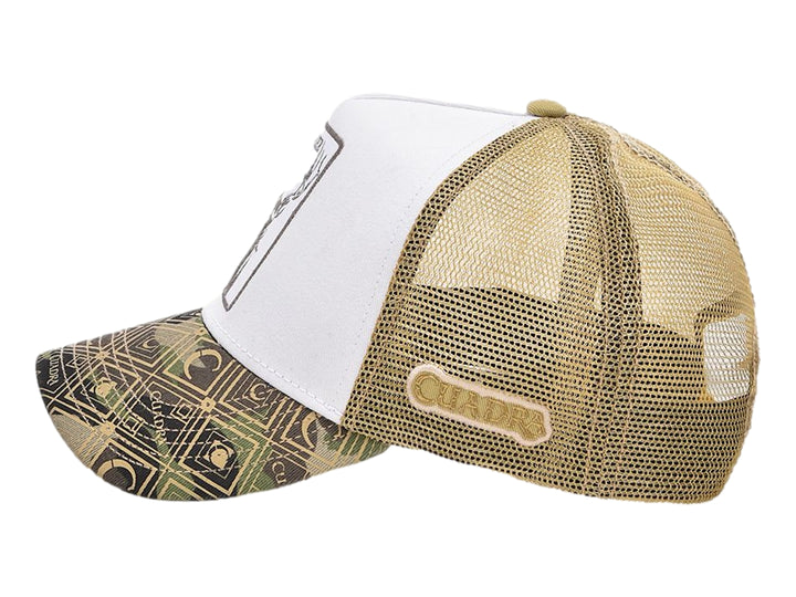 Gorra Cuadra Deer Blanco para Hombre