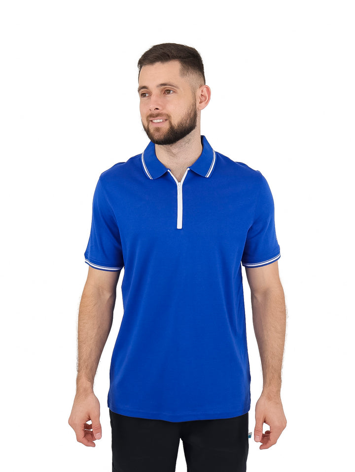 Playera Polo DKNY Azul Real para Hombre