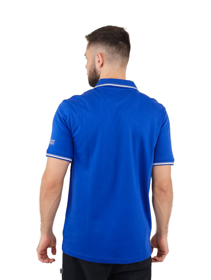 Playera Polo DKNY Azul Real para Hombre