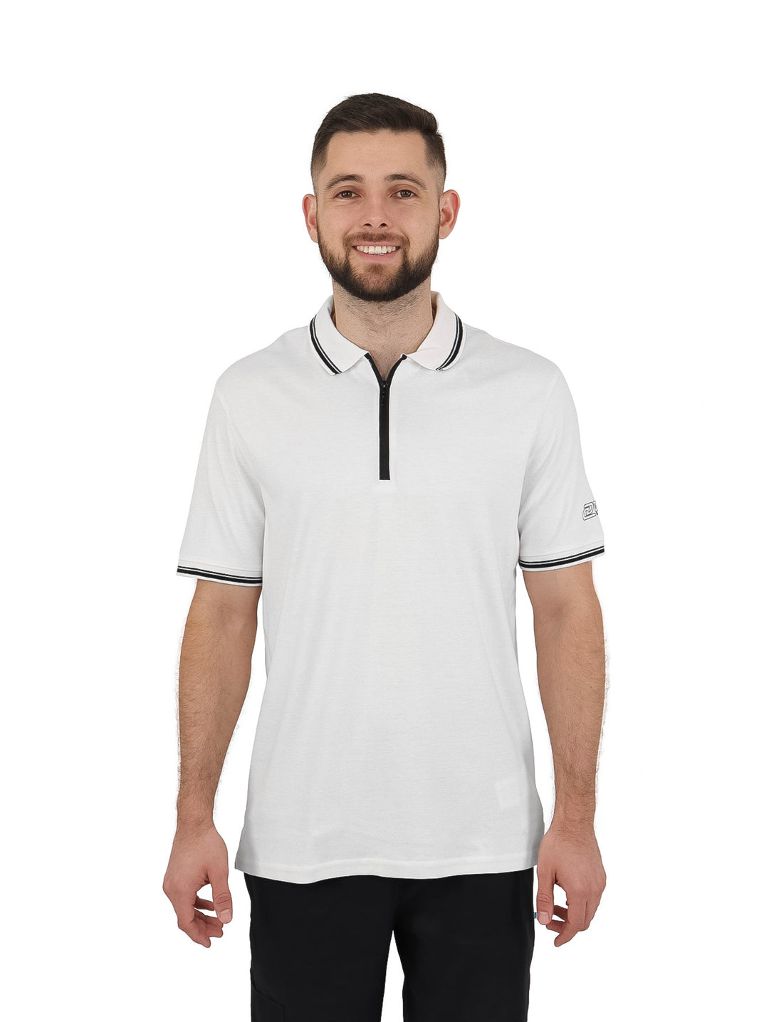Playera Polo DKNY Blanco para Hombre