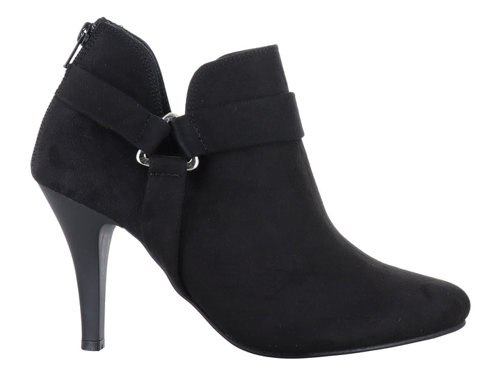 Botines Luna Rosa Negros para Mujer