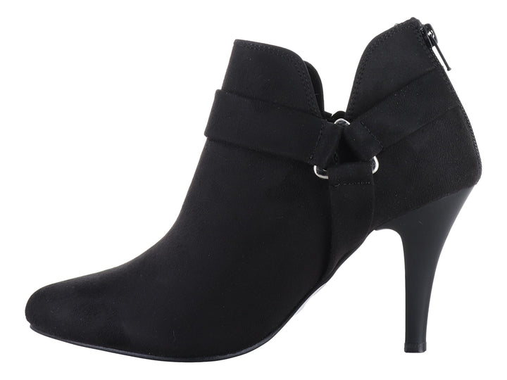 Botines Luna Rosa Negros para Mujer