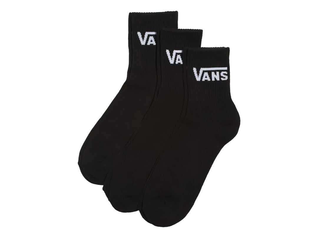 Pack 3 Calcetines Vans Classic Half Crew Negro para Hombre