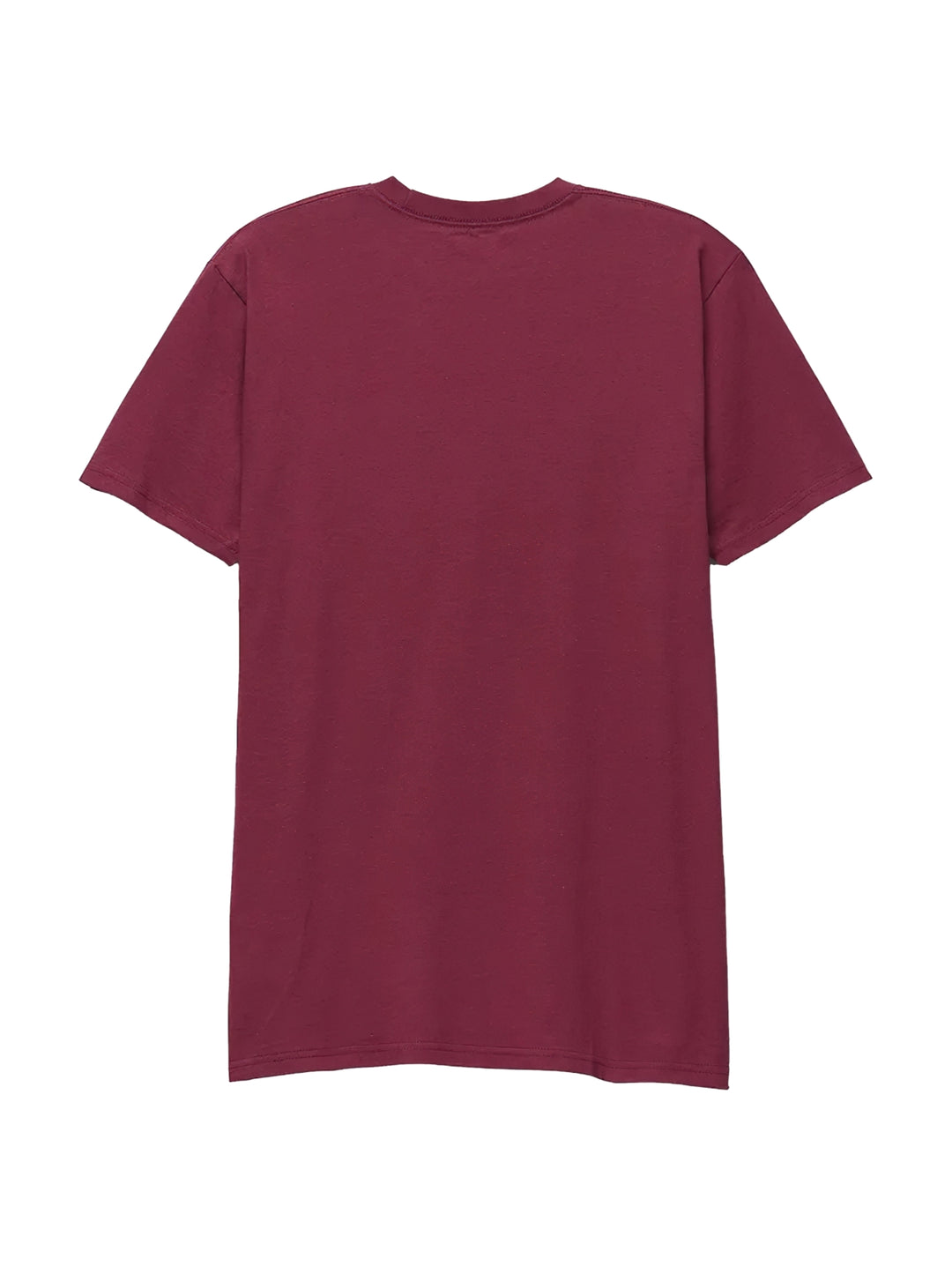 Camiseta de manga corta color burgundy con logotipo de VANS en color negro en el pecho.