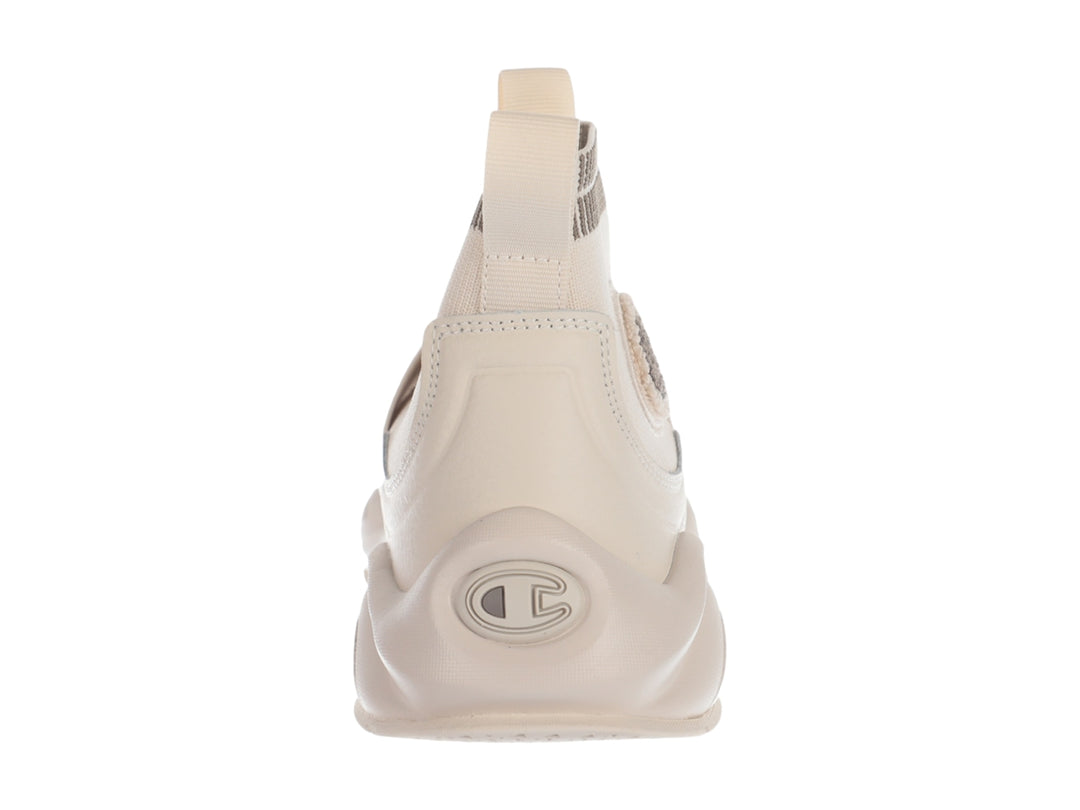 Tenis Champion Rally Pro color beige flood, diseño slip-on con tejido y suela robusta.