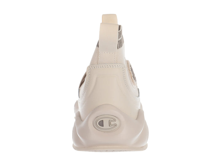 Tenis Champion Rally Pro color beige flood, diseño slip-on con tejido y suela robusta.