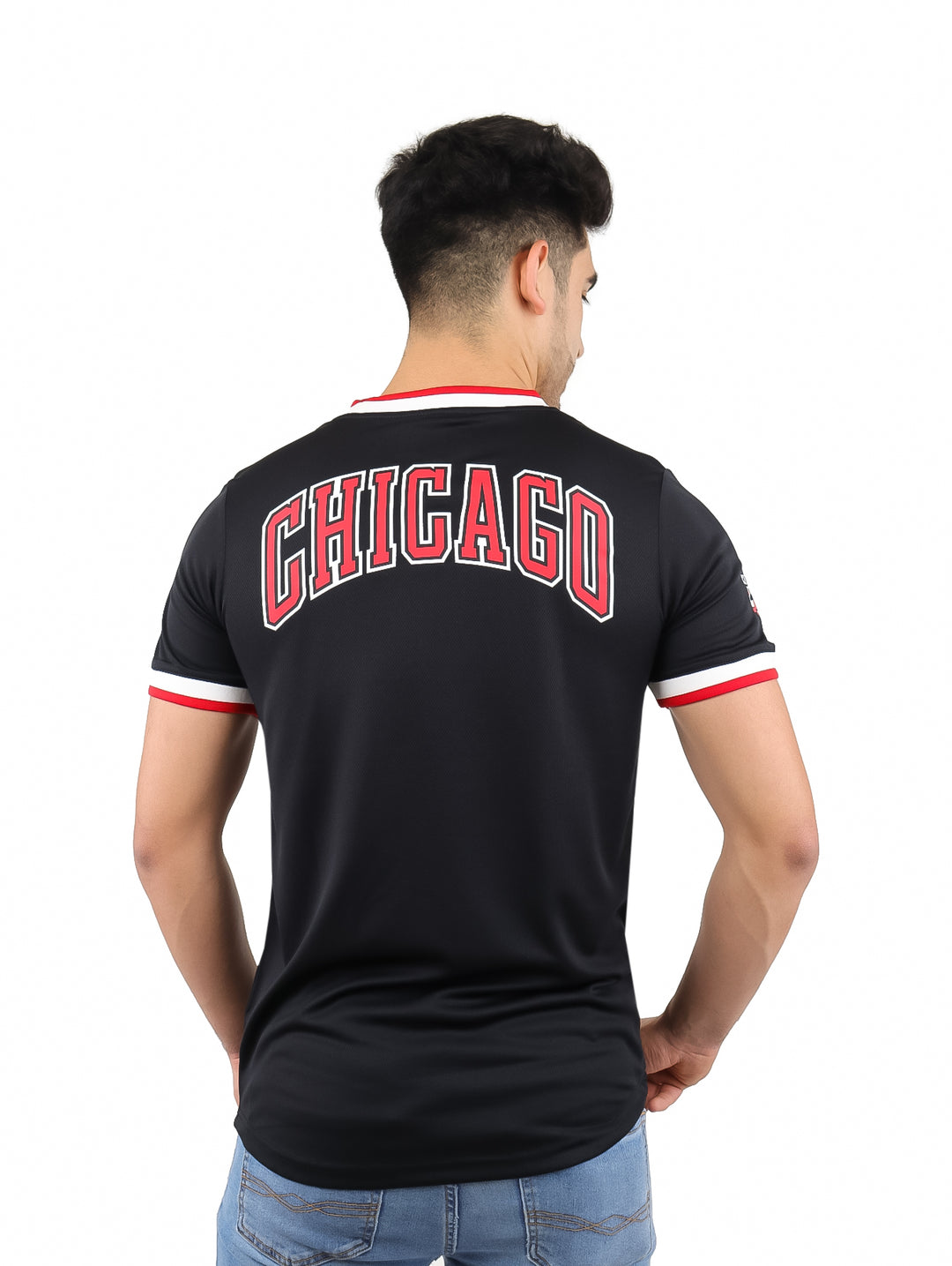 Jersey FEXPRO Chicago Bulls Negro para Hombre