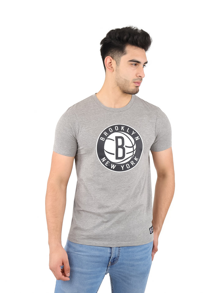 Playera FEXPRO Brooklyn Nets Gris para Hombre