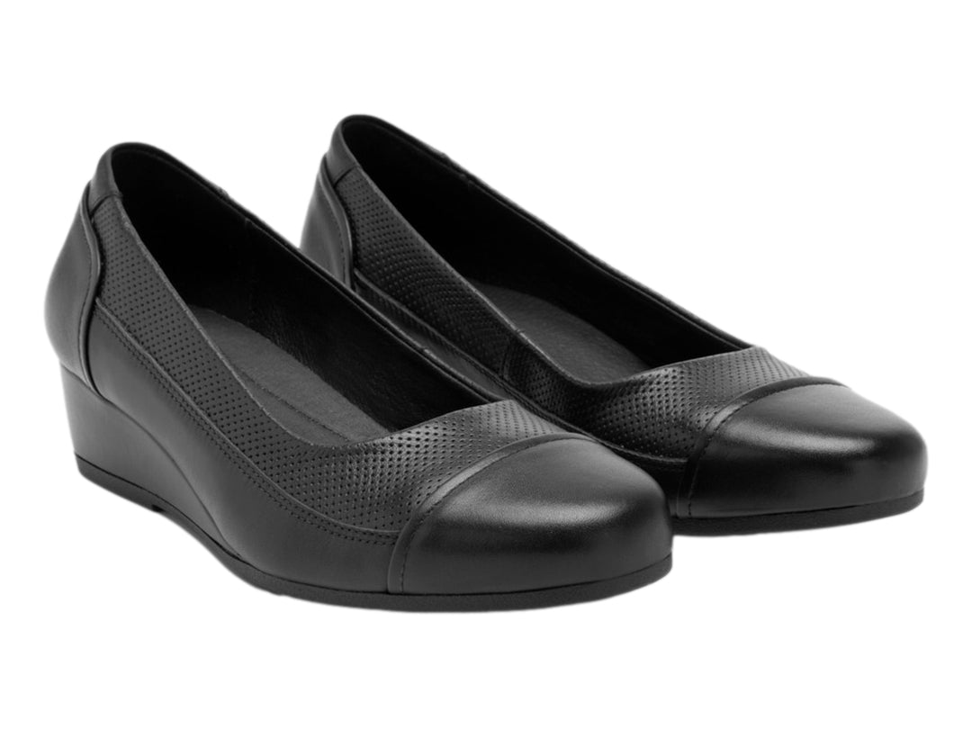 Zapatos Confort Flexi Negros para Mujer