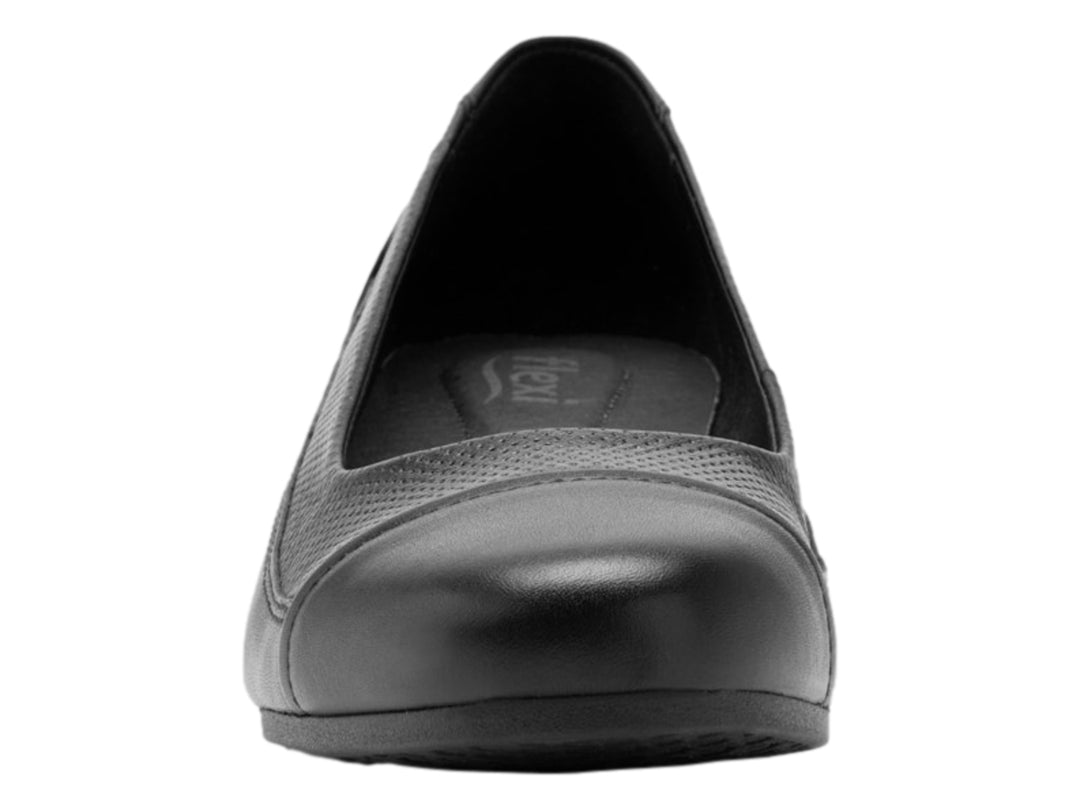 Zapatos Confort Flexi Negros para Mujer