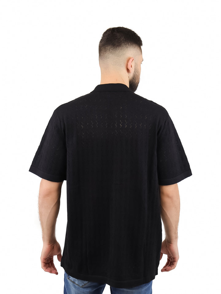 Camisa Tejida Jack &amp; Jones Negro para Hombre