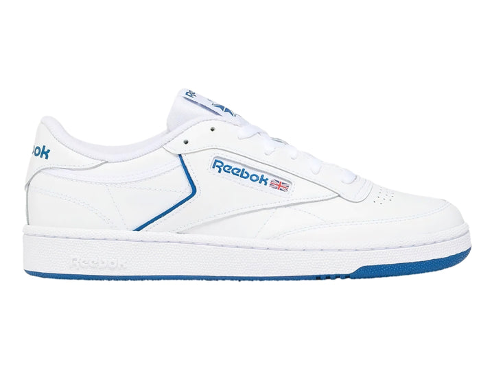 Tenis Reebok Club C 85 Blancos con Azul para Hombre