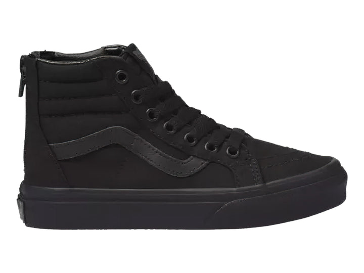Tenis Vans Sk8 Hi Zip Negros para Niño