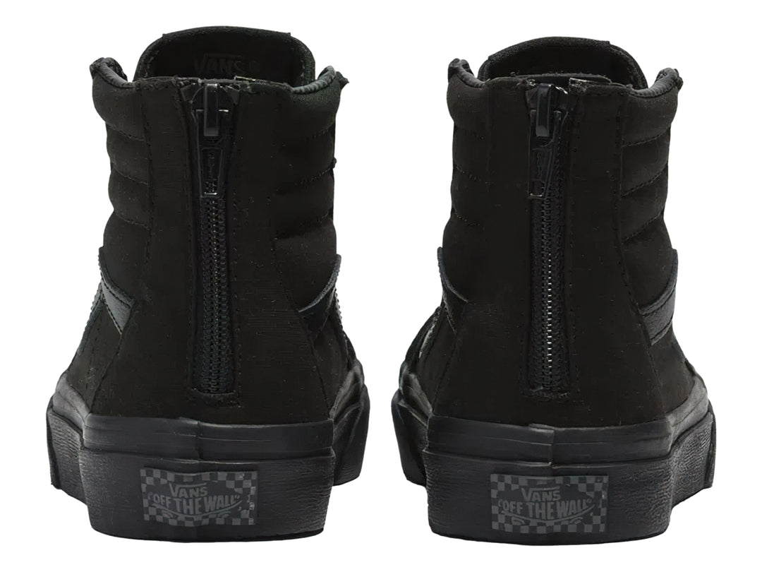 Tenis Vans Sk8 Hi Zip Negros para Niño