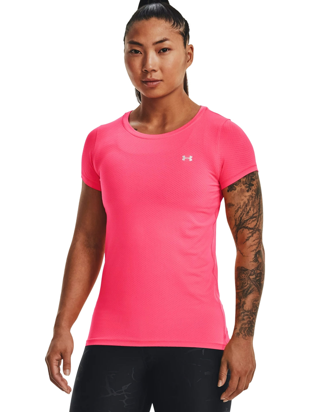 Under Armour Playera Deportiva Rosa para Mujer