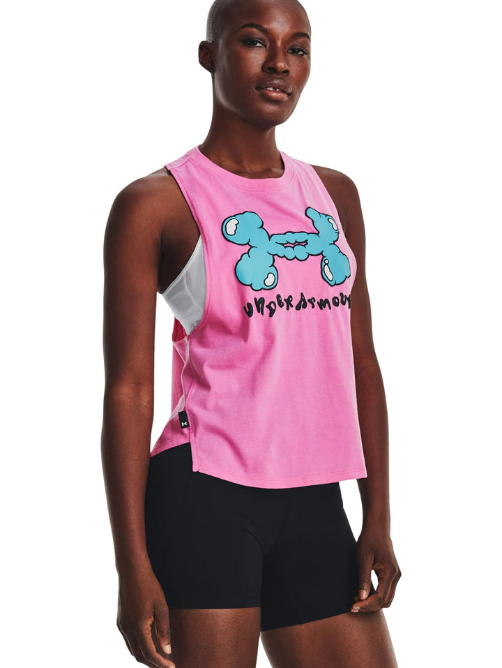 Playera Under Armour Cloud Tank Rosa para Mujer