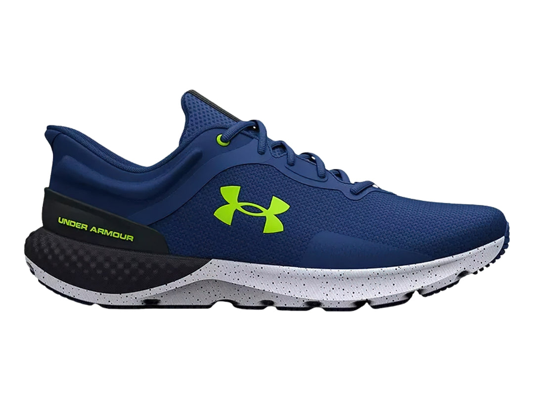 Tenis deportivos Under Armour color azul con suela blanca y detalles negros