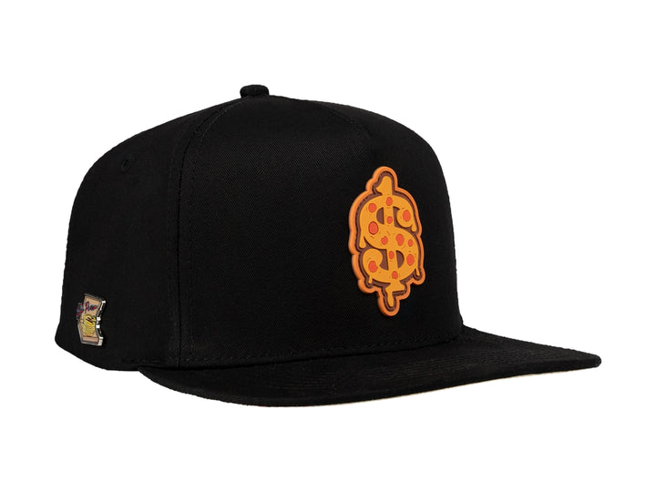 Gorra Snapback JC Hats Pizza Negro para Hombre