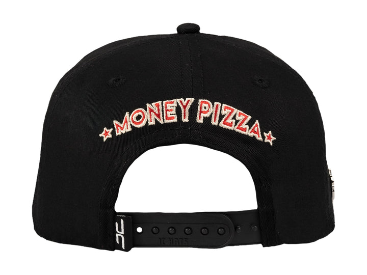 Gorra Snapback JC Hats Pizza Negro para Hombre