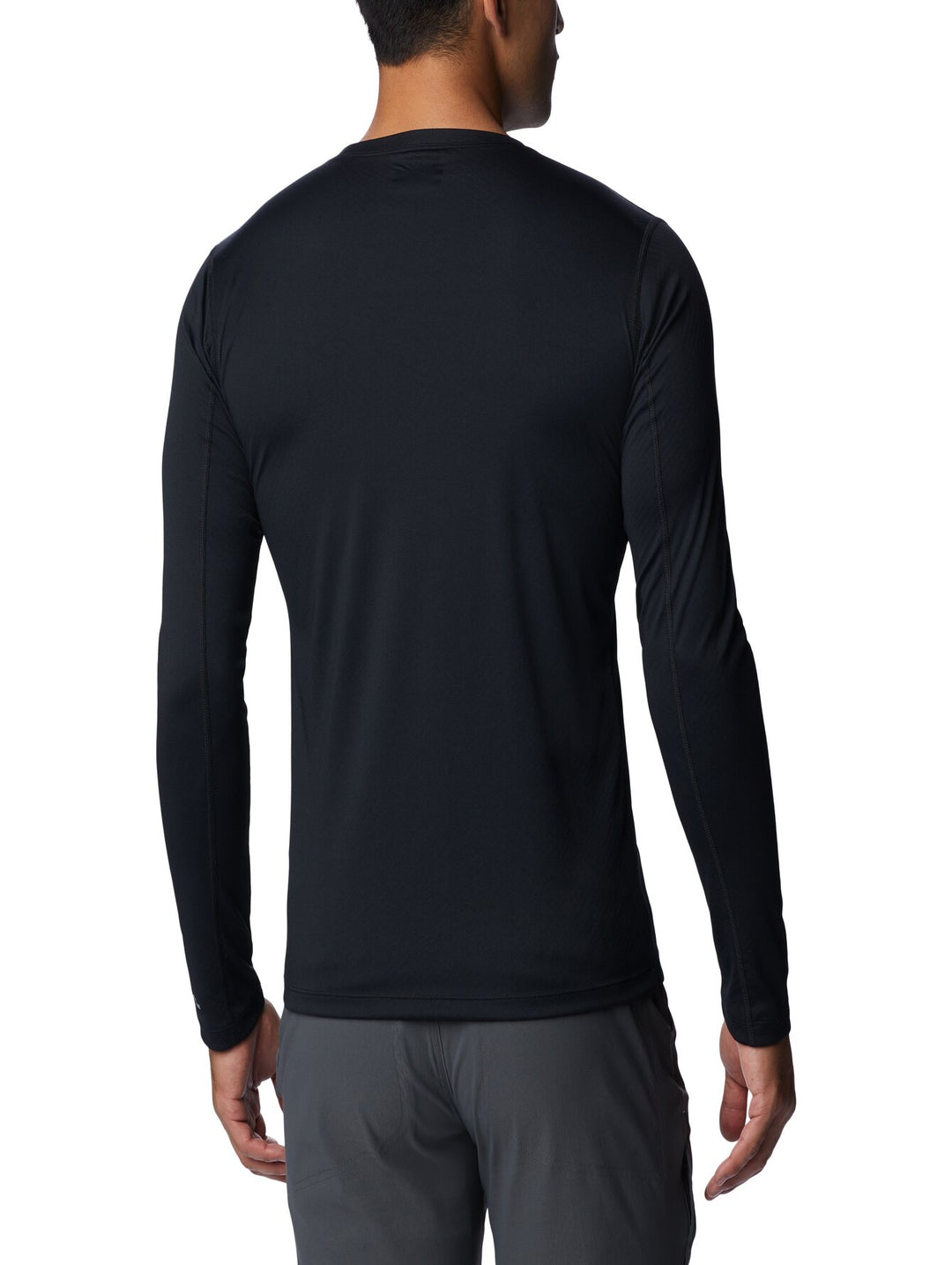 Playera Columbia Manga Larga Negro para Hombre