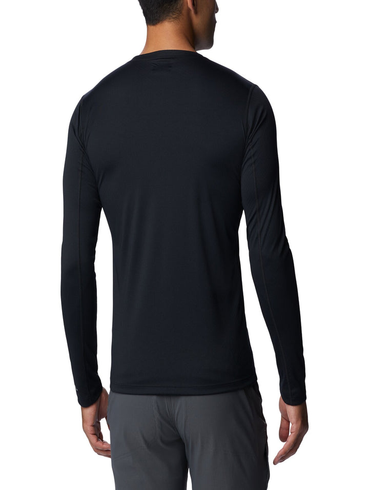 Playera Columbia Manga Larga Negro para Hombre