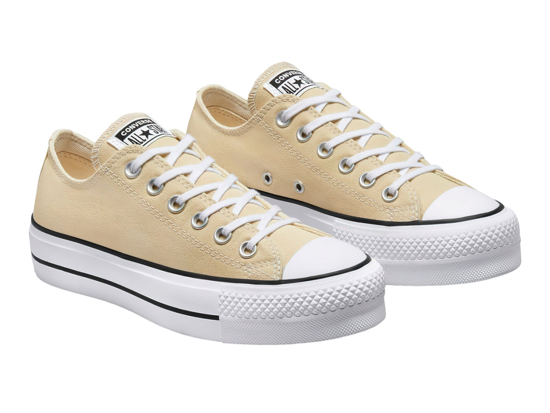 Tenis Converse Chuck Taylor All Star Lift Platform Oat Milk para Mujer