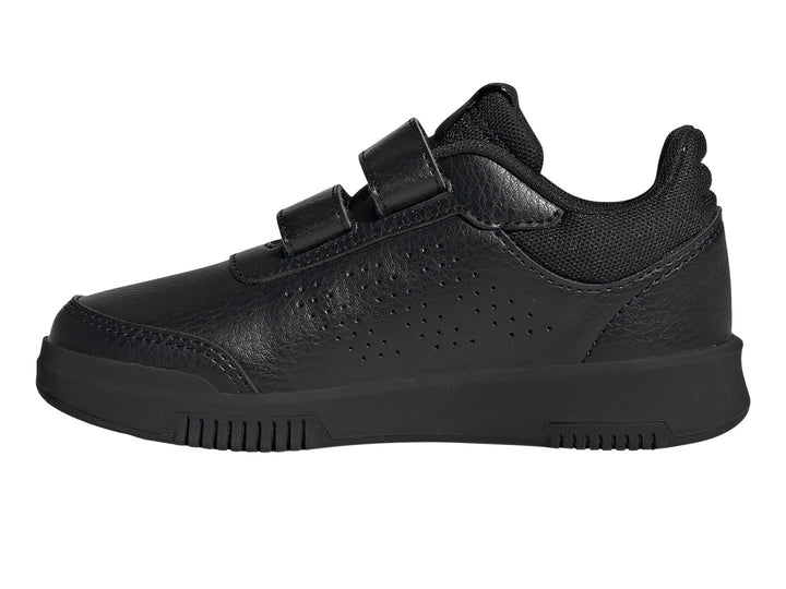 Tenis deportivos Adidas Tensaur Sport 2.0 en color negro con cierre de velcro y suela a juego.