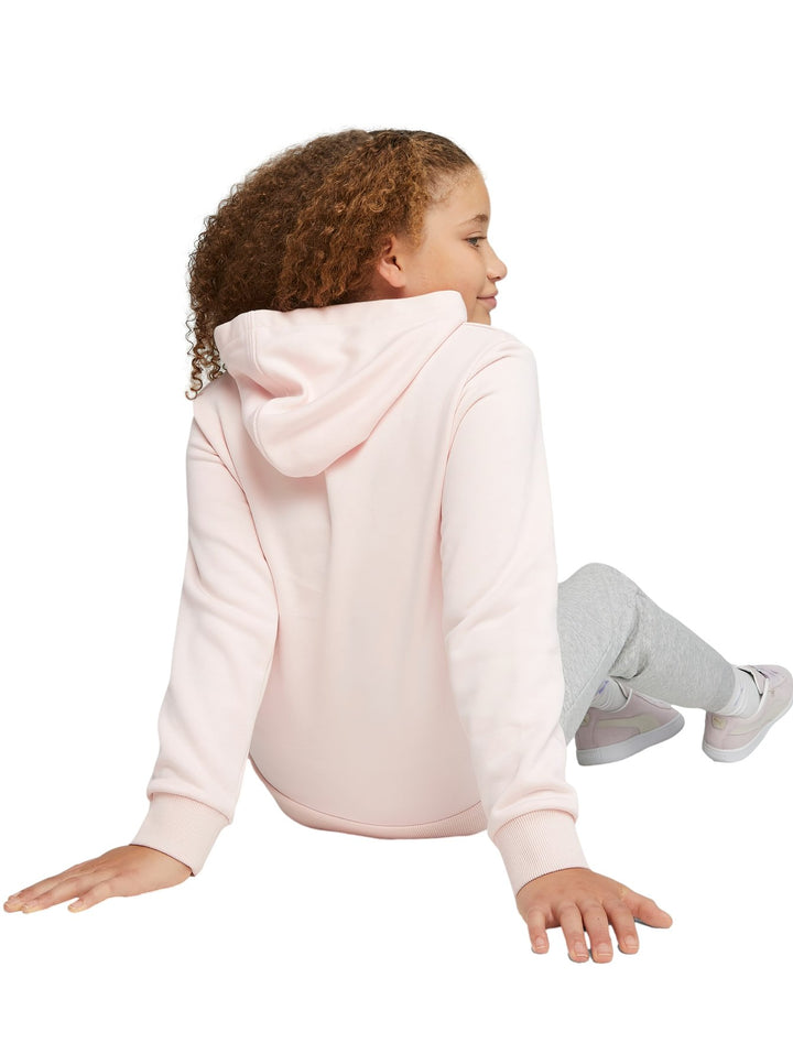 Sudadera rosa PUMA con capucha y estampado de Bob Esponja para niña.