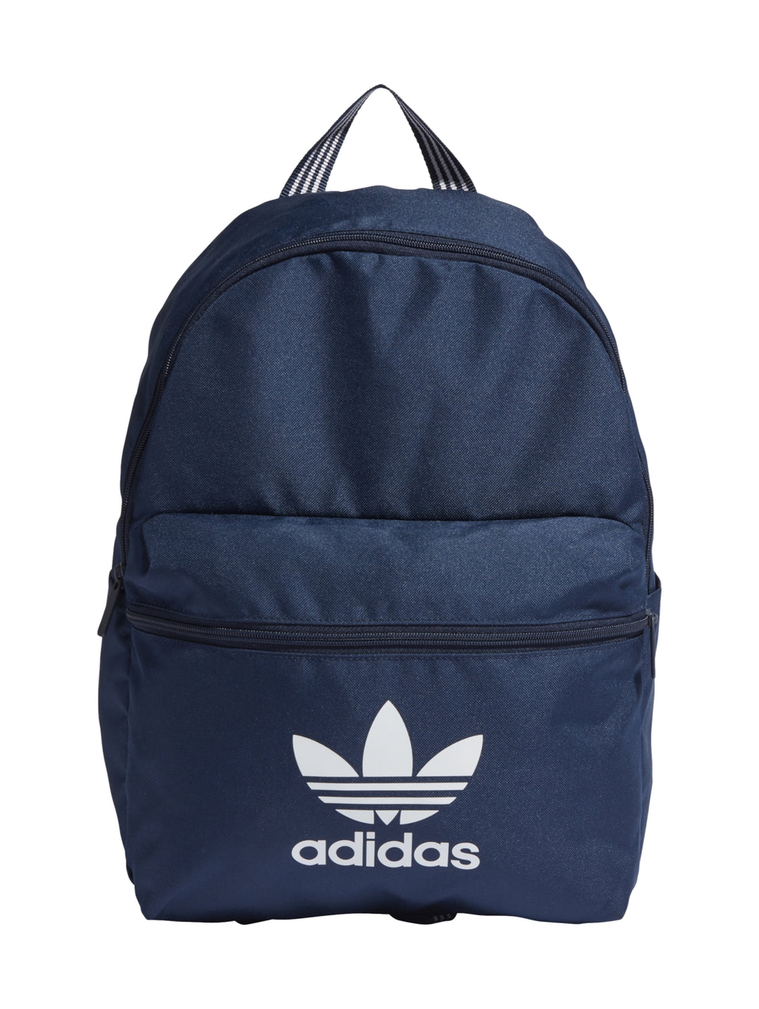 Mochila Adidas Adicolor en color azul marino con logotipo blanco frontal y asa superior.