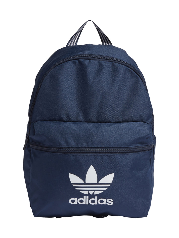 Mochila Adidas Adicolor en color azul marino con logotipo blanco frontal y asa superior.