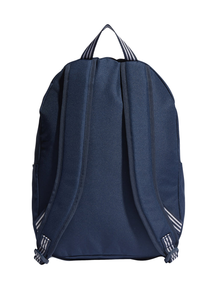 Mochila Adidas Adicolor en color azul marino con logotipo blanco frontal y asa superior.