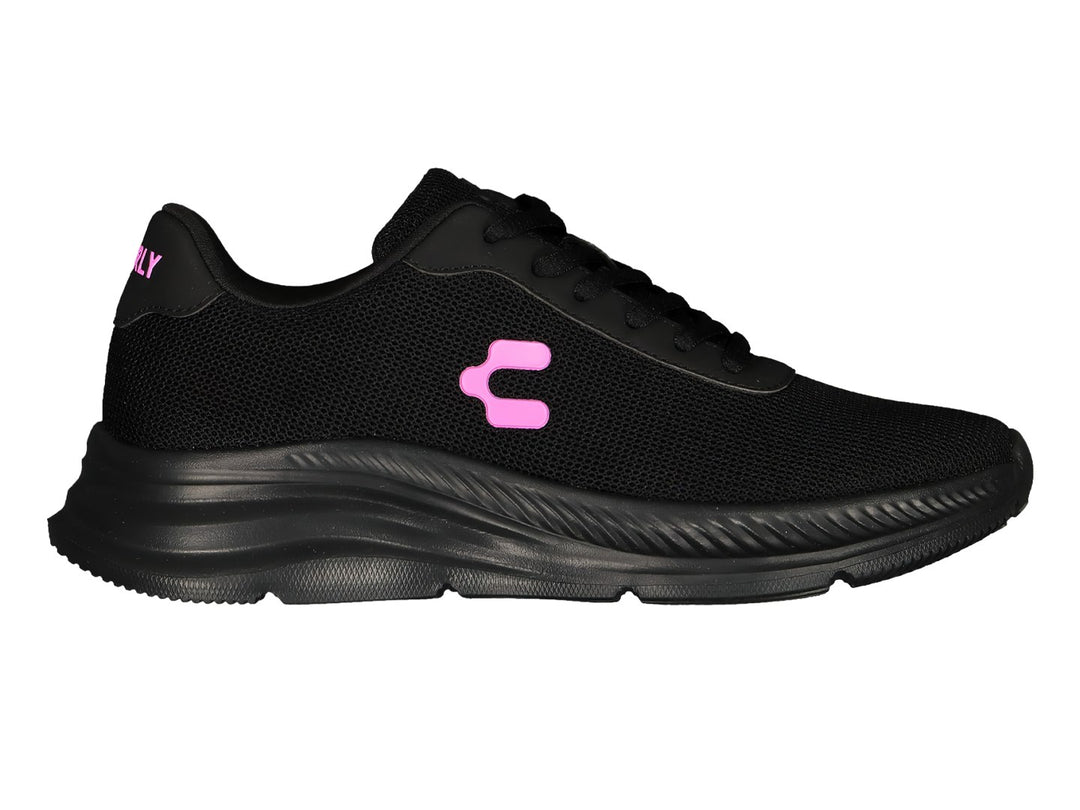Tenis Charly Negro y Rosa para Mujer