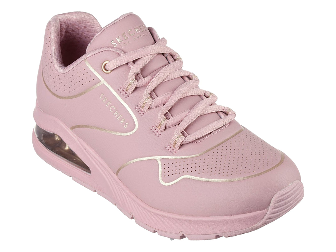 Tenis Skechers One 2 Rosa con Oro para Mujer