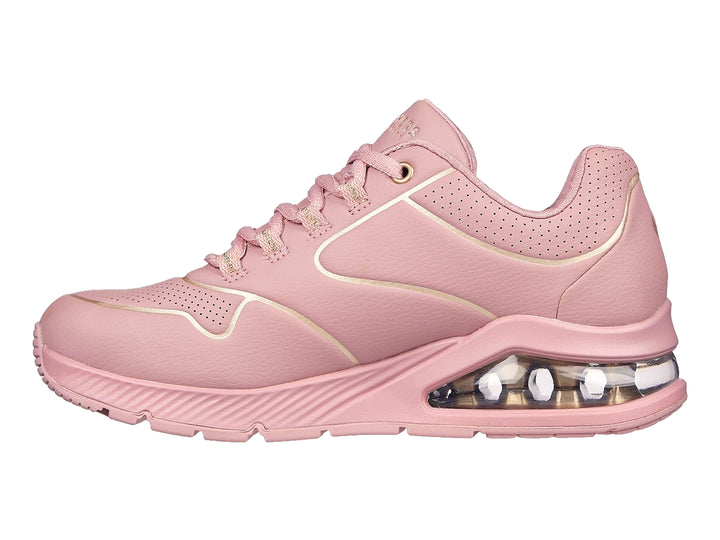 Tenis Skechers One 2 Rosa con Oro para Mujer