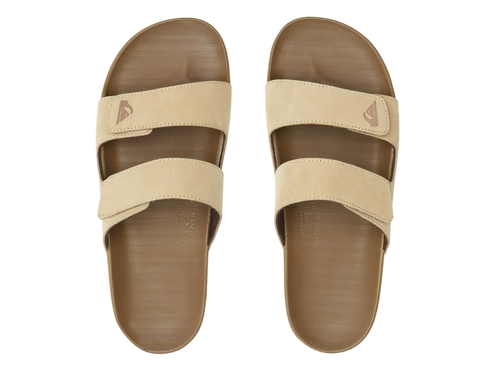 Sandalias Quiksilver Rivi Leather Double Café para Hombre