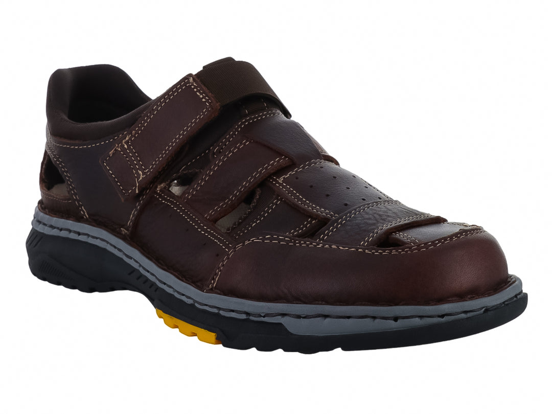 Sandalias Formales Lobo Solo Color Café para Hombre