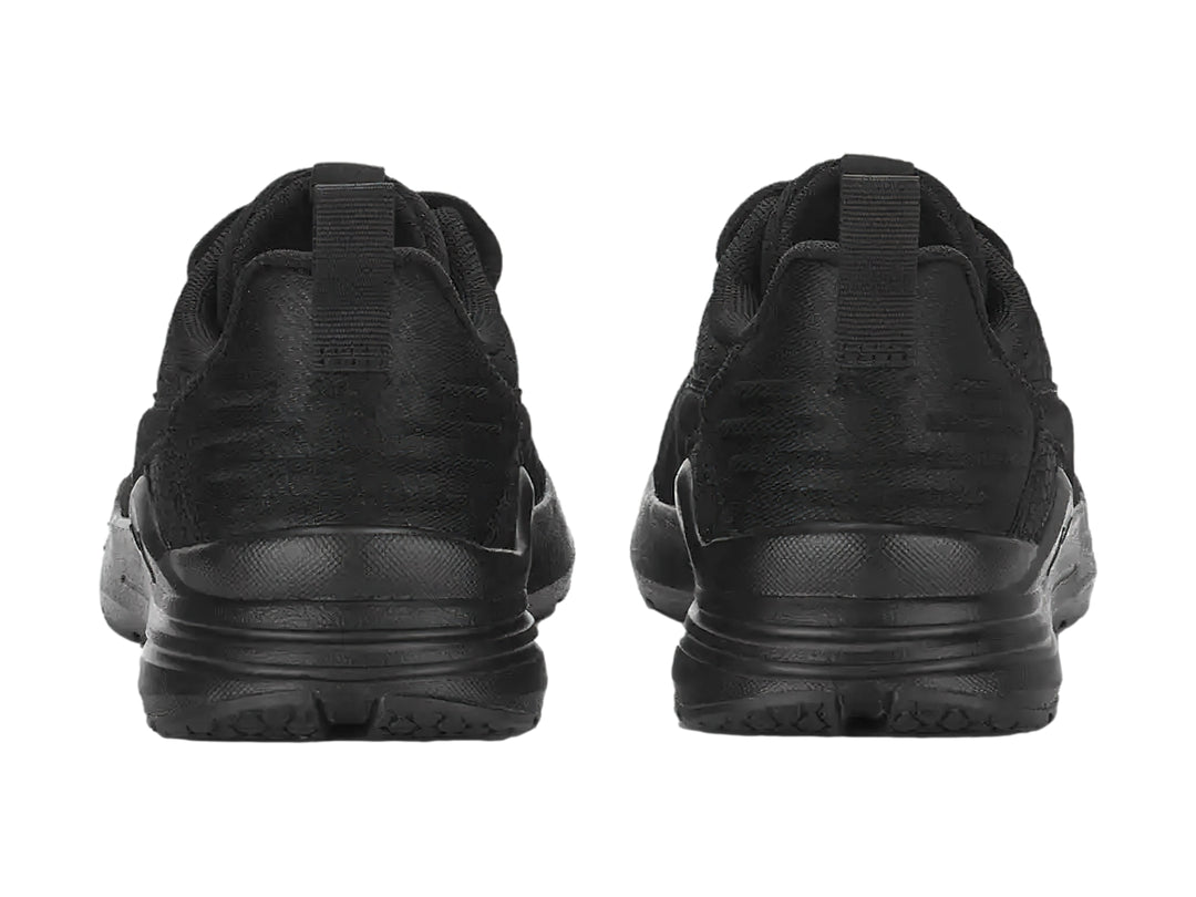 Tenis deportivos PUMA Wired Run Pure JR en color negro para niños.