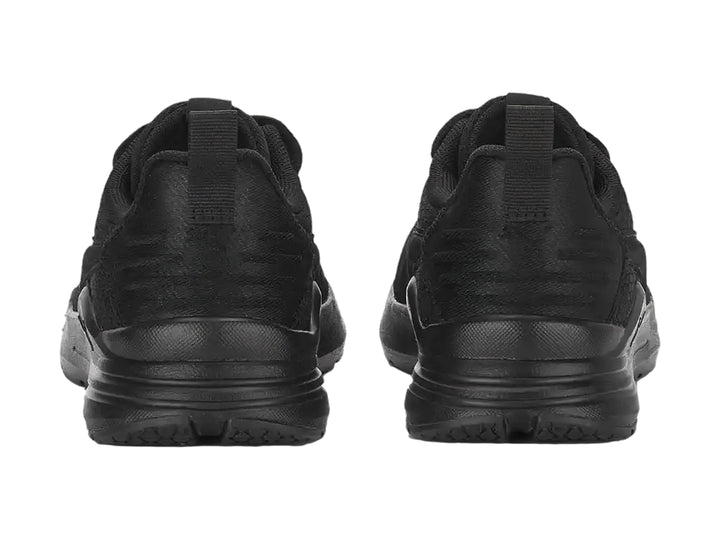 Tenis deportivos PUMA Wired Run Pure JR en color negro para niños.