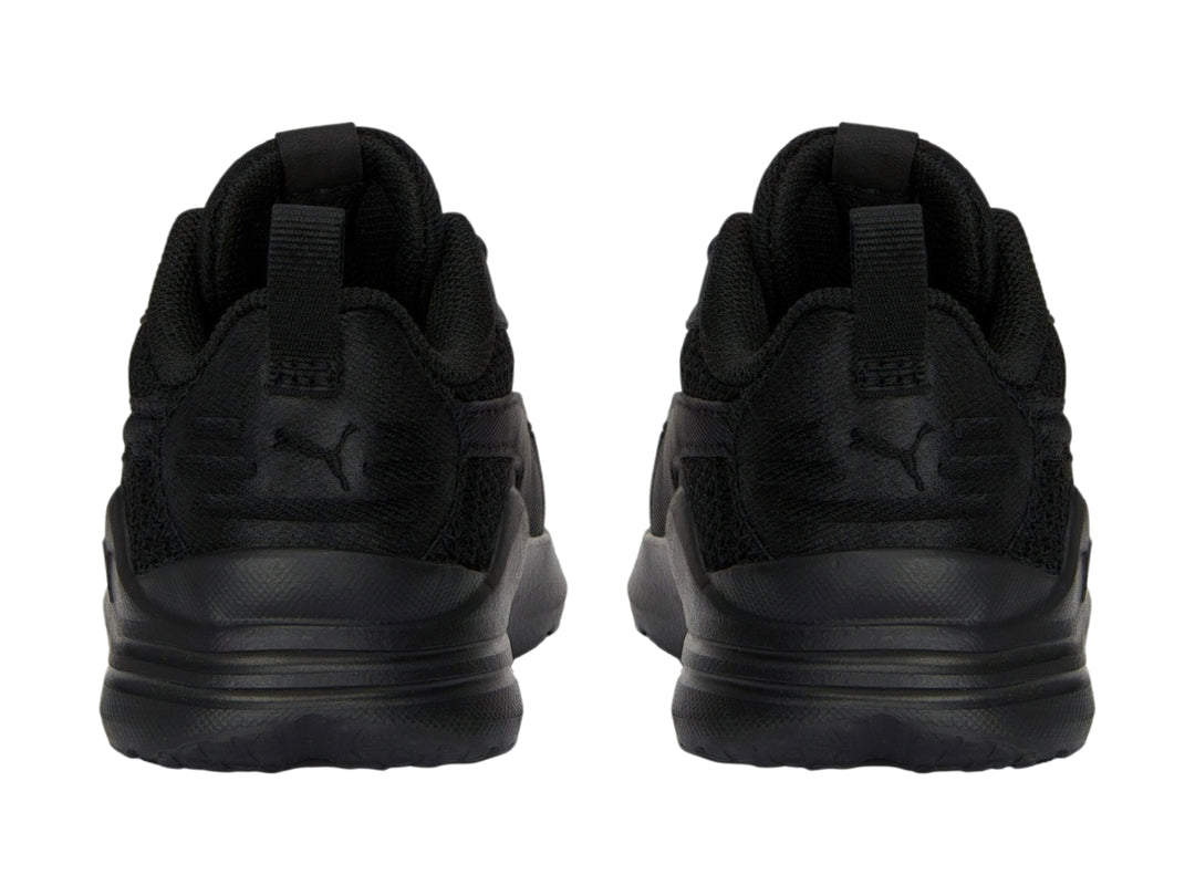 Tenis deportivos PUMA Wired Run Pure AC INF en color negro total para niño o niña.