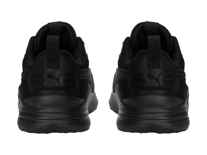 Tenis deportivos PUMA Wired Run Pure AC INF en color negro total para niño o niña.