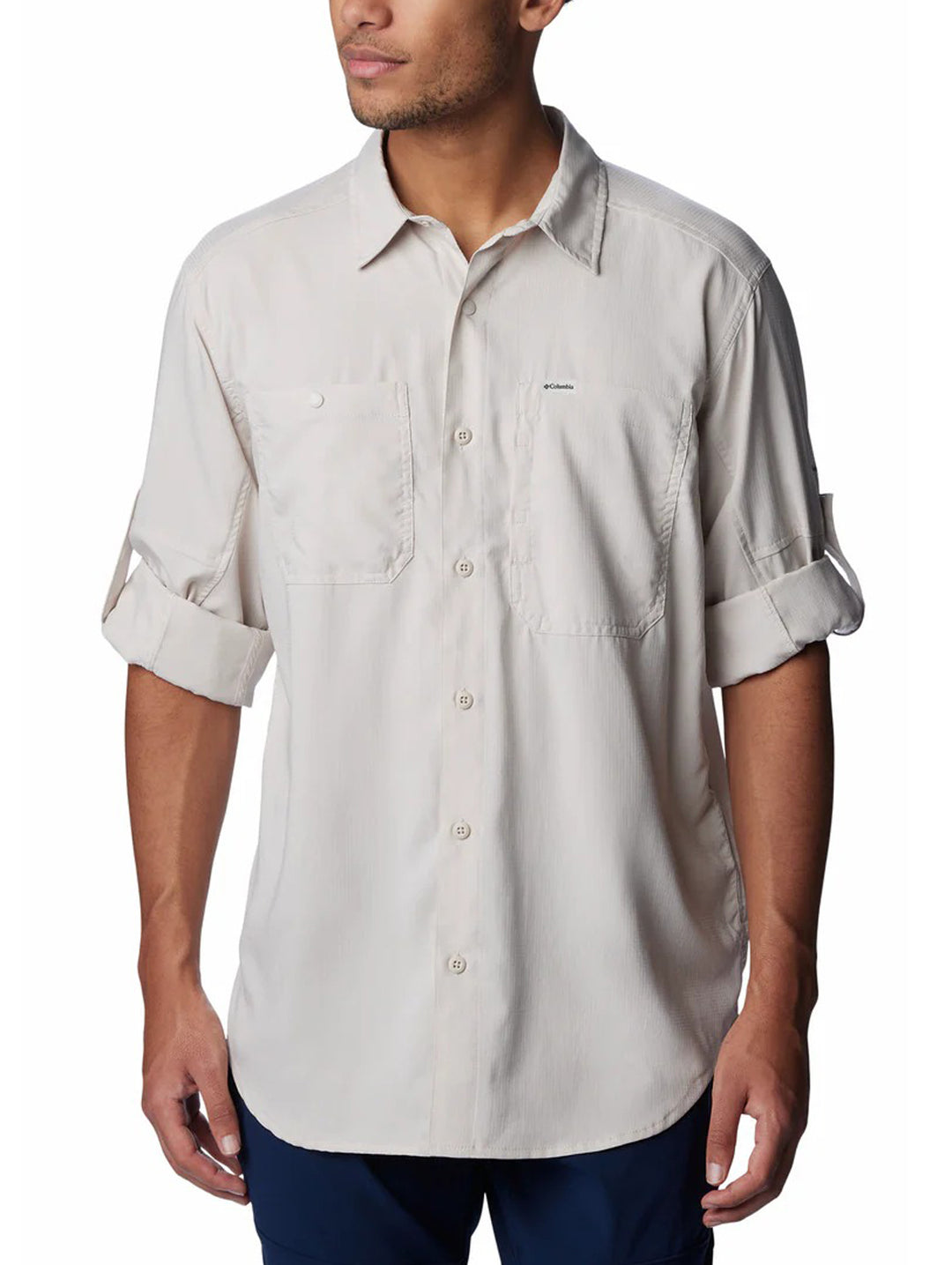 Camisa Columbia Silver Ridge Utility Lite Beige para Hombre