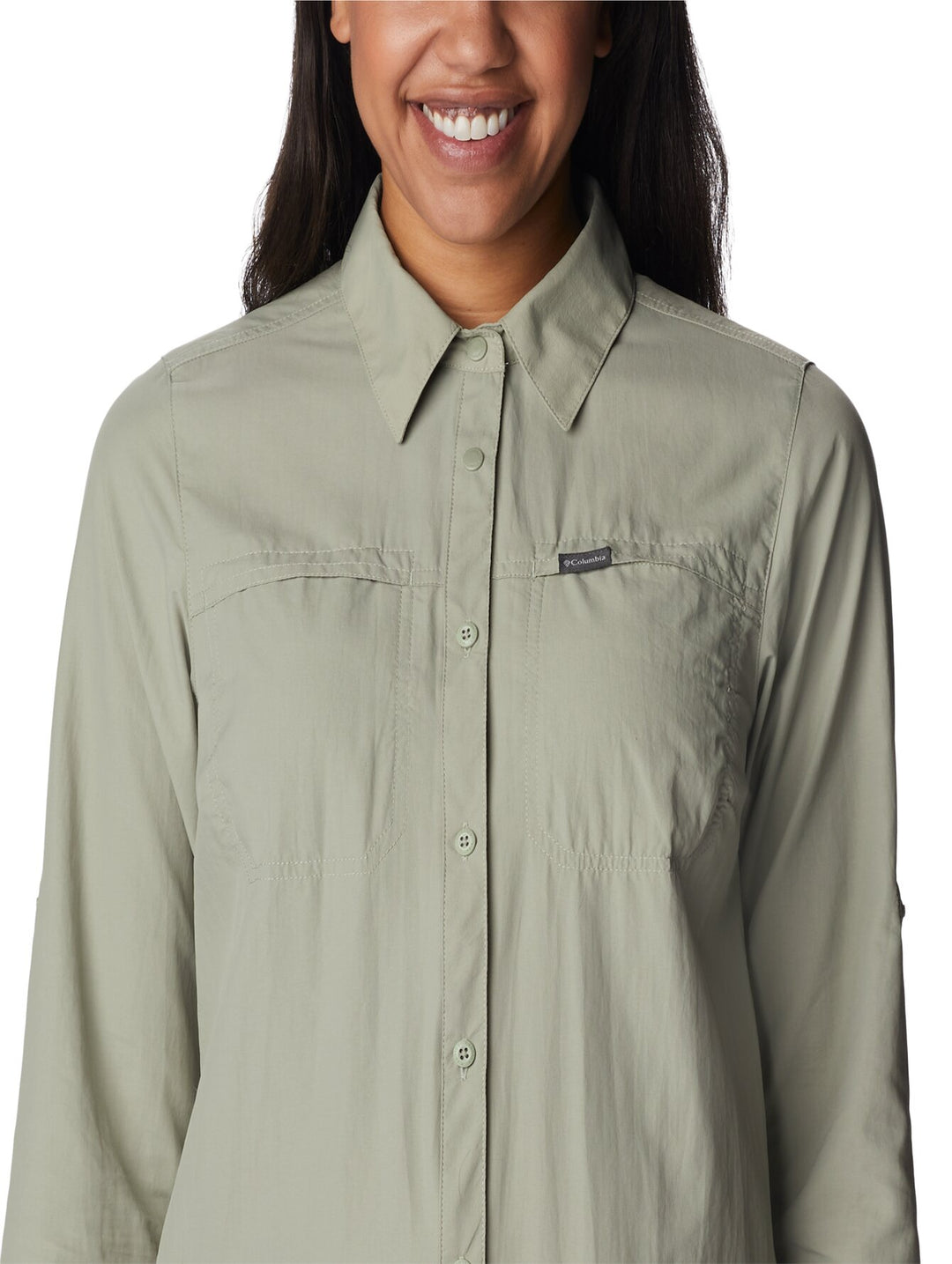 Columbia Camisa Silver Ridge 3.0 Manga Larga Safari para Mujer