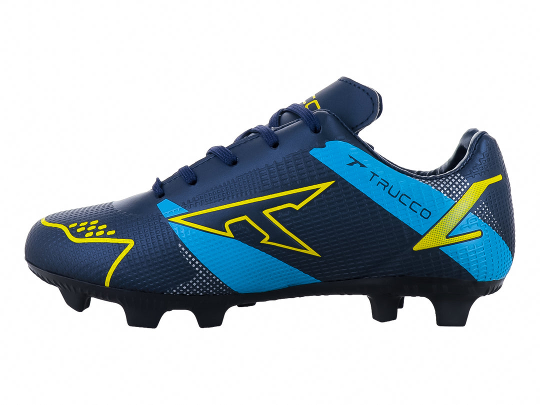 Tenis de Fútbol Leon Trucco Marino Amarillo Azul para Niño