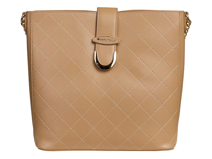 Bolsa de Hombro MM Bolsas Color Arena para Mujer