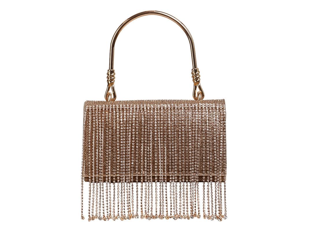 Bolsa de Fiesta MM Bolsas Color Oro para Mujer