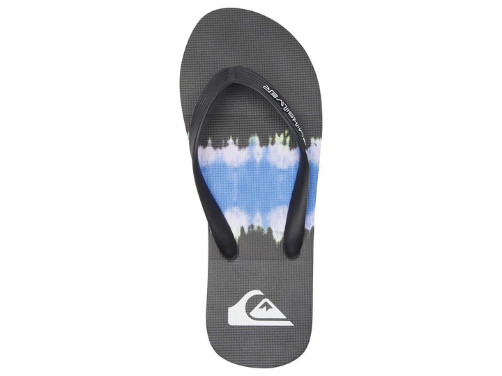 Sandalias Quiksilver Molokai Art Negro y Azul para Hombre