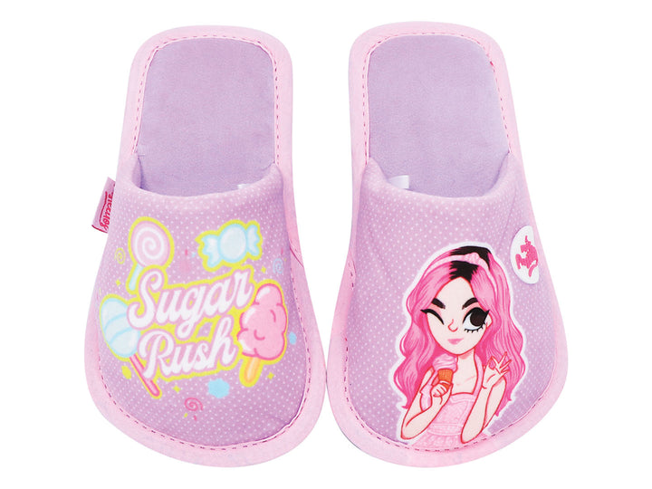 Pantuflas ARRA Mis Pastelitos Lila para Niña